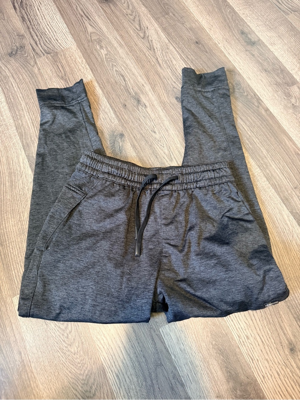 Kids Charcoal Drawstring Sweat Joggers